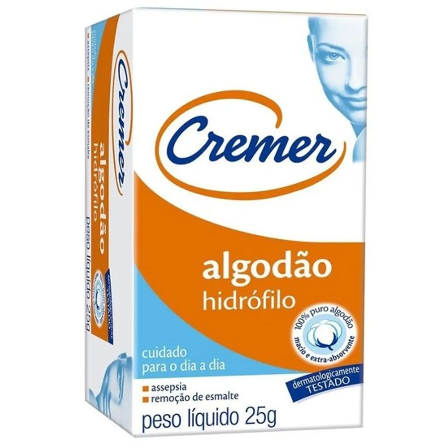 Algodão Hidrófilo, Cremer